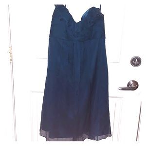 Silk Turquoise Cocktail Dress